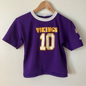 Vintage Boys Minnesota Vikings ‘10' Short Sleeve Football Tee by Hutch